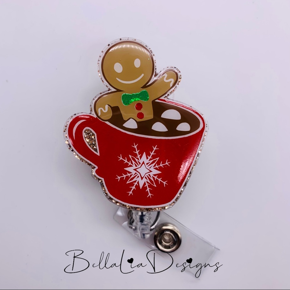 Gingerbread Badge Reel